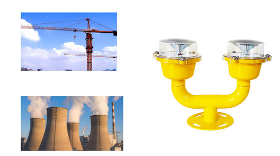 टॉवर डुअल हेड के लिए डायरेक्शनल ब्राइट IP65 एयरक्राफ्ट वार्निंग लाइट्स Light